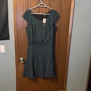 Le Chateau Green Lined Dress NWT
